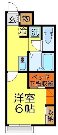 レオパレス新町IIの物件間取画像